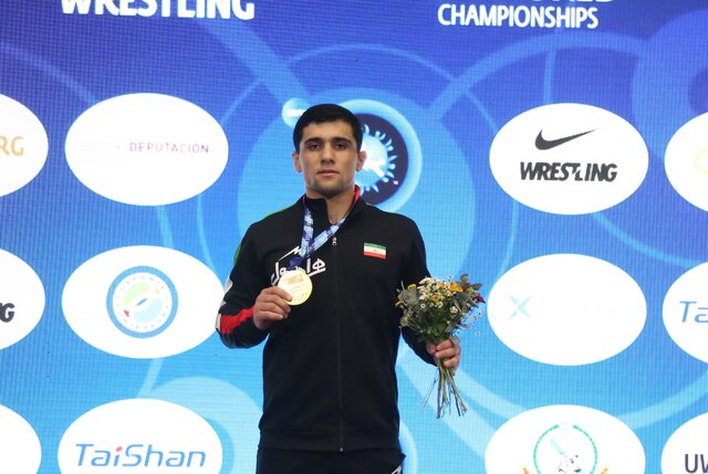 ایمان محمدی دومین طلایی ایران در کشتی فرنگی قهرمانی آسیا