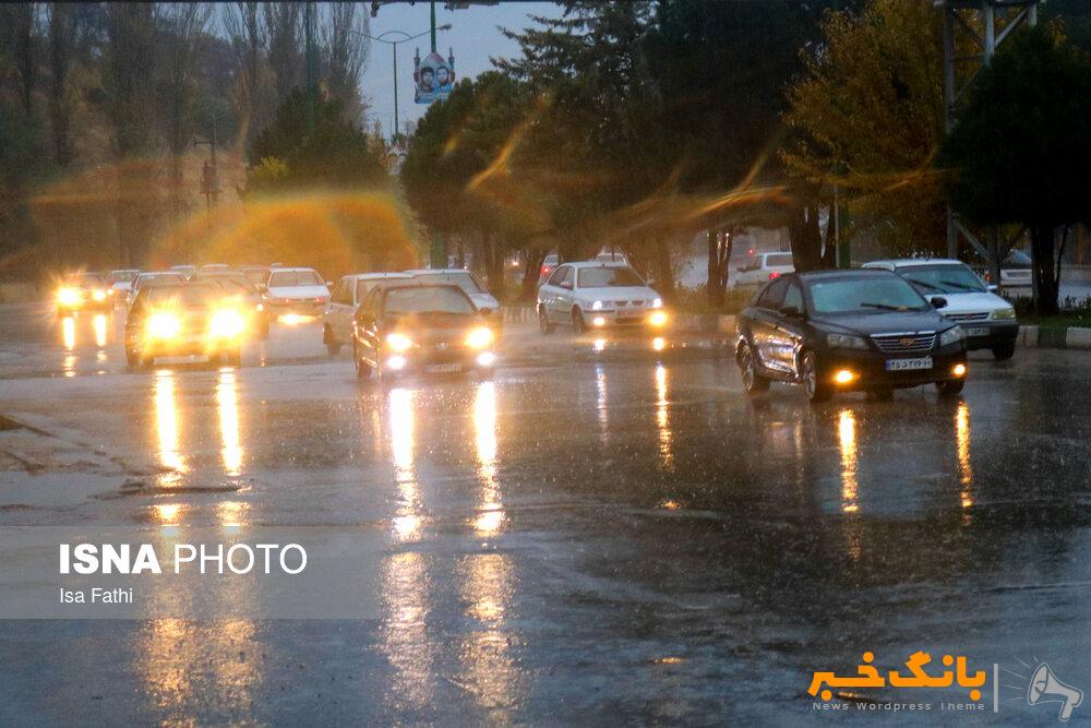 تشدید بارش و کاهش دما در ۲۲ استان/ افزایش ارتفاع موج در شمال و جنوب کشور