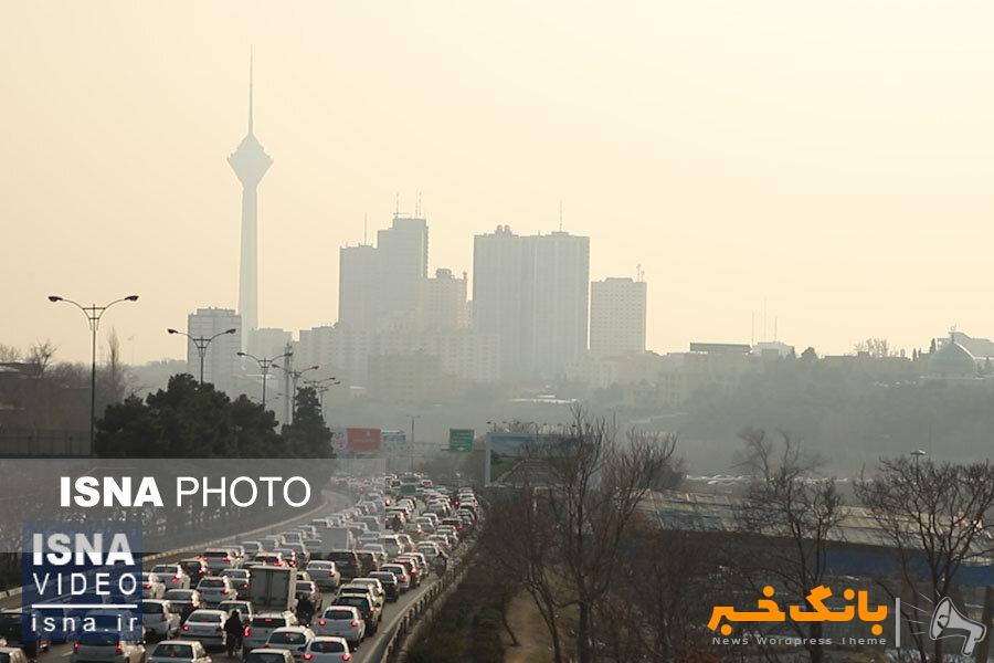 هوای تهران همچنان در شرایط «نارنجی»