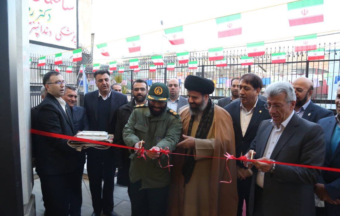 افتتاح ساختمان جدید شعبه بومهن بانک ملی ایران