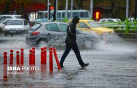 تشدید بارش‌ها در ۹ استان/ وزش باد شدید در ۱۰ استان