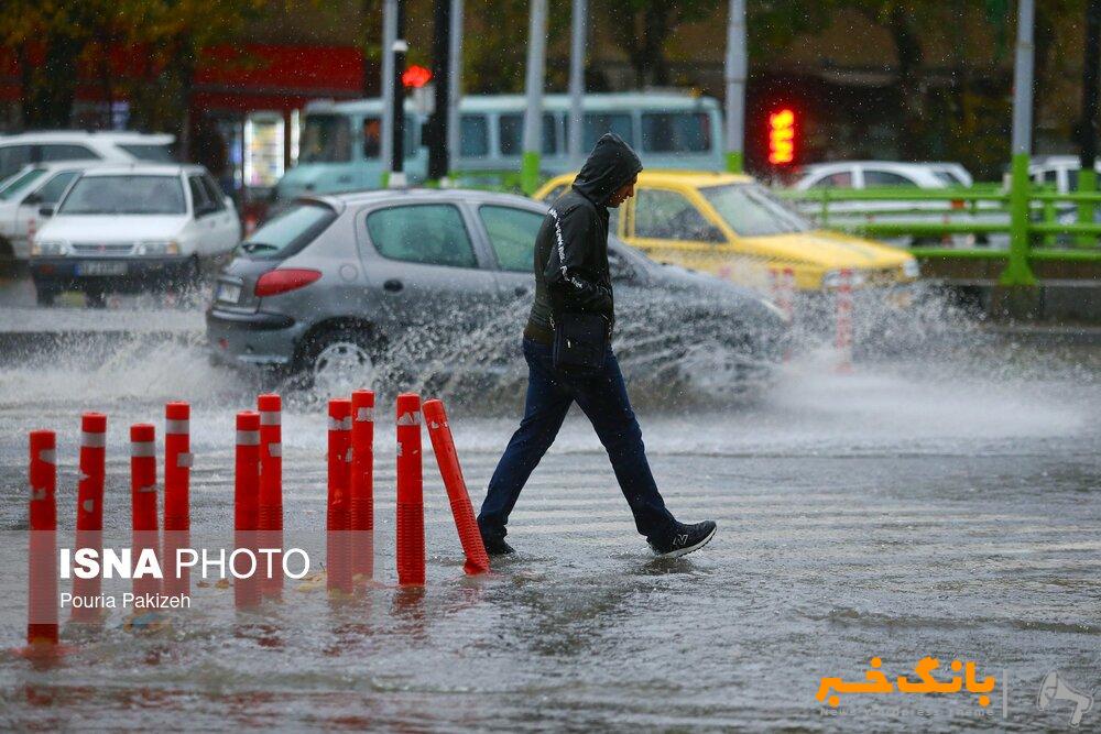 تشدید بارش‌ها در ۹ استان/ وزش باد شدید در ۱۰ استان