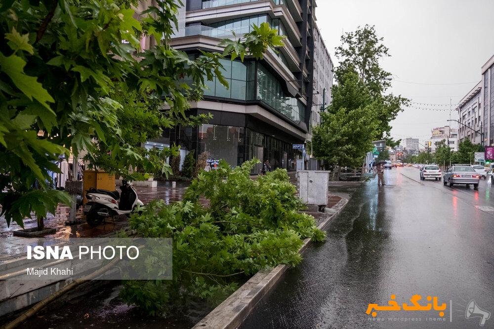 رگبار و وزش باد شدید در ساعات بعدازظهر چند استان