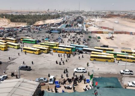 استقرار ۲۵۰۰ اتوبوس و ۵۰۰ ون در ۸ مرز ایران و خاک عراق/ پیش بینی ۱۰ میلیون سفر رفت و برگشت اربعین