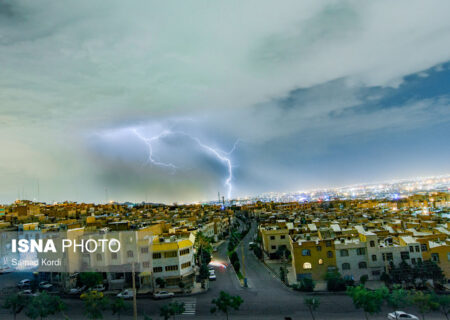 رگبار باران و رعدوبرق در ۱۰ استان کشور