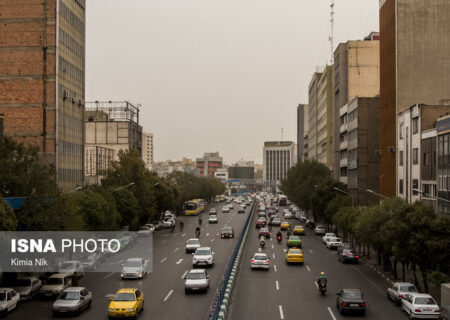 افزایش آلودگی هوای تهران تا جمعه/ وزش باد شدید از شنبه