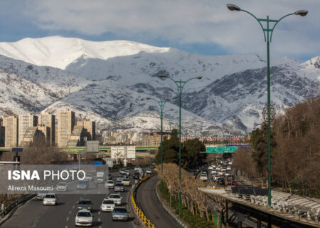 کاهش دمای هوای تهران از فردا