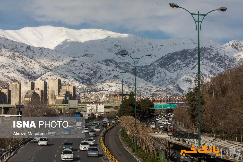 کاهش دمای هوای تهران از فردا