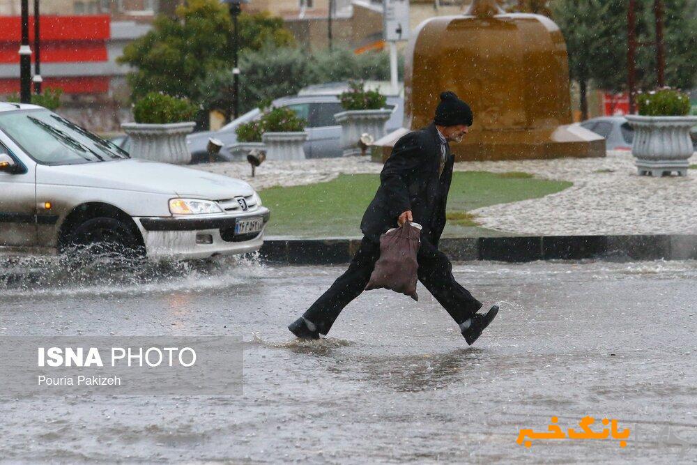 هشدار نارنجی برای ۷ استان/ پیش‌بینی تشدید بارش